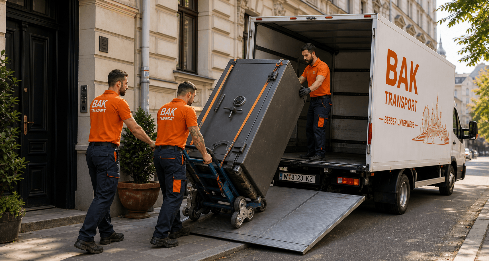 Schwerlasttransport Wien mit BAK Transport