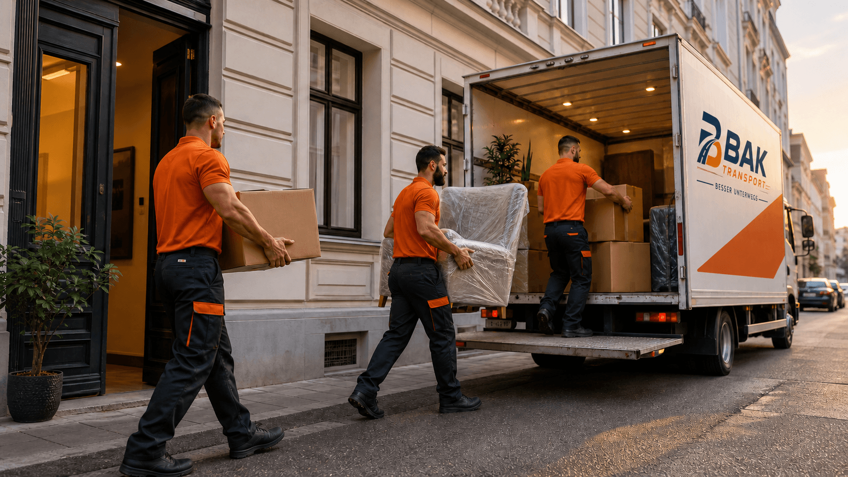 Notfallumzug Wien mit BAK Transport